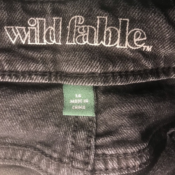 Wild Fable Black Jean Skirt - Picture 3 of 3